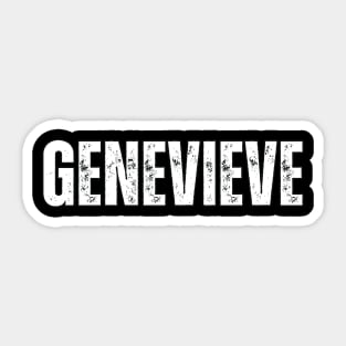 Genevieve Name Gift Birthday Holiday Anniversary Sticker